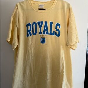 Yellow Kansas City Royals Graphic T-Shirt